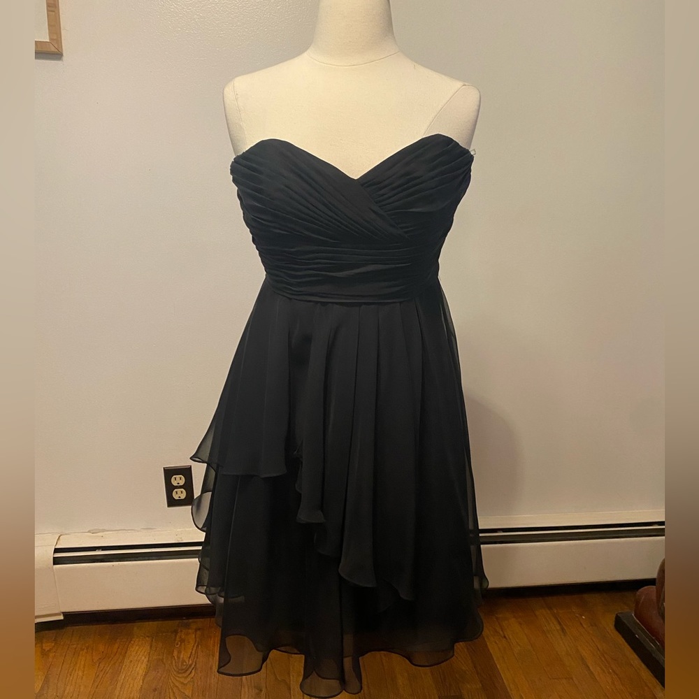 Never worn black strapless Saison Blance dress